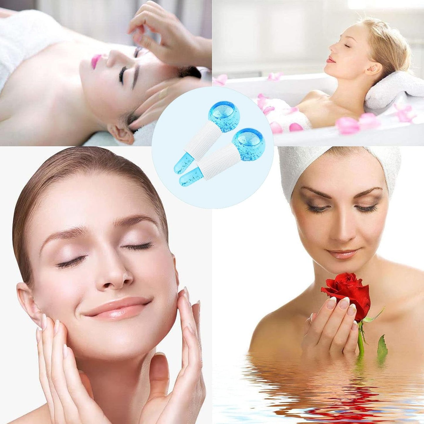 Masajeador Facial Bolas de Hielo
