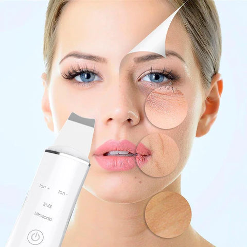 Peeling Ultrasónico Facial 3 en 1 | Limpieza, Lifting y Hidratación