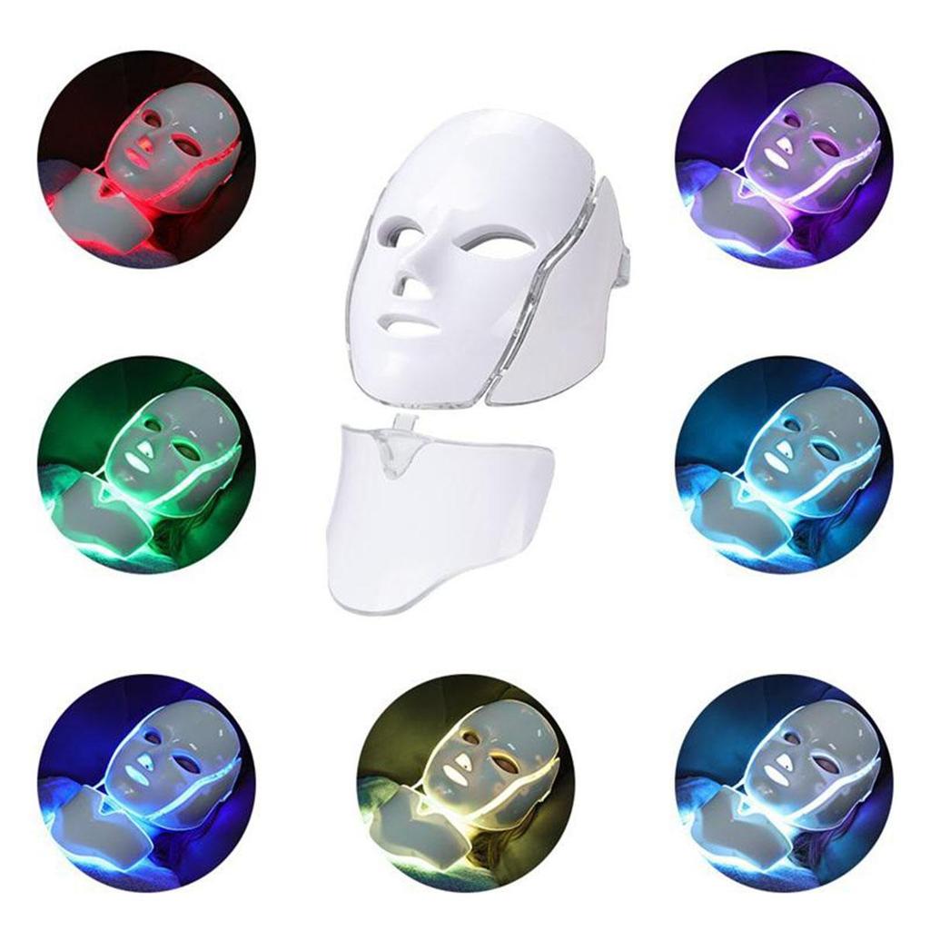 Máscara de Terapia LED Rostro y Cuello