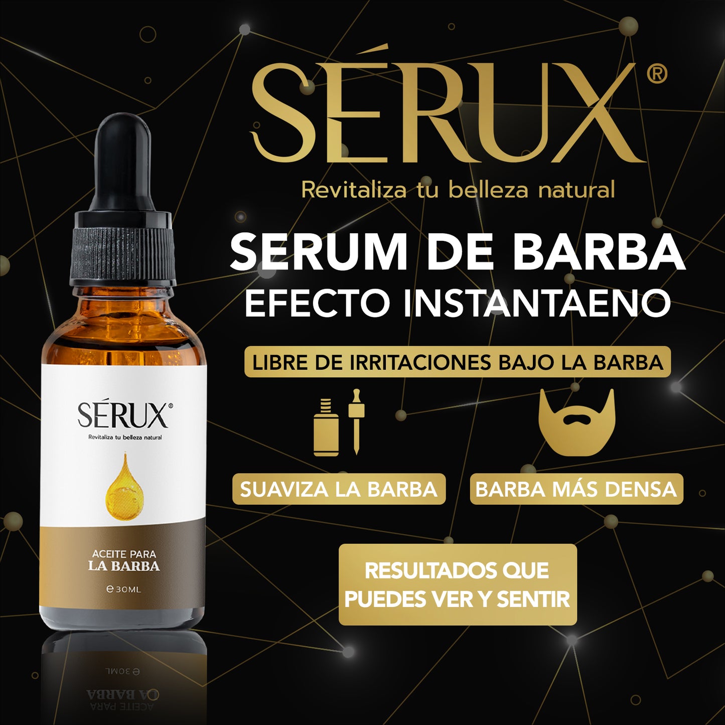 ACEITE PARA BARBA SERUX 30ML