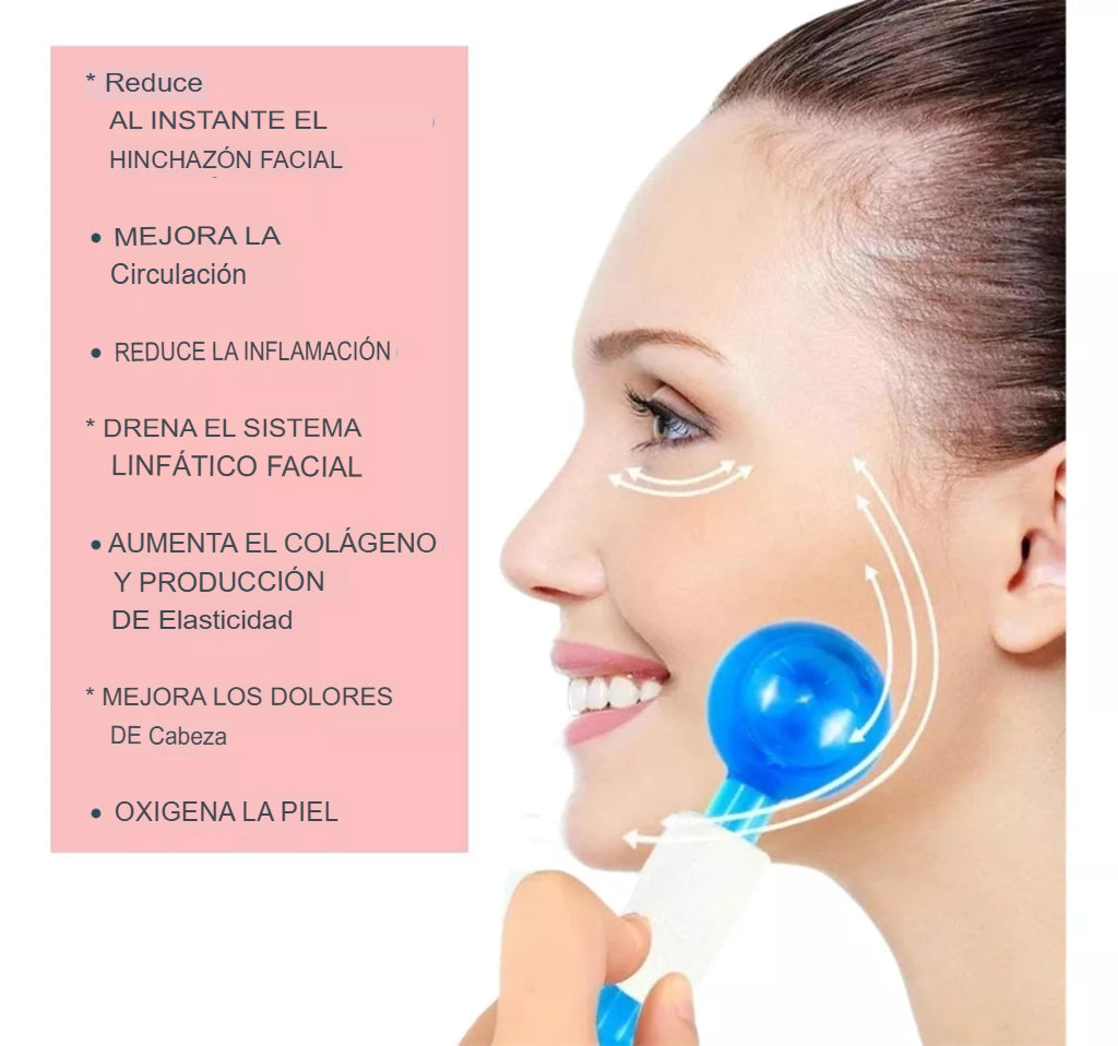 Masajeador Facial Bolas de Hielo