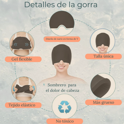 Gorro Gel Frio Para Migraña