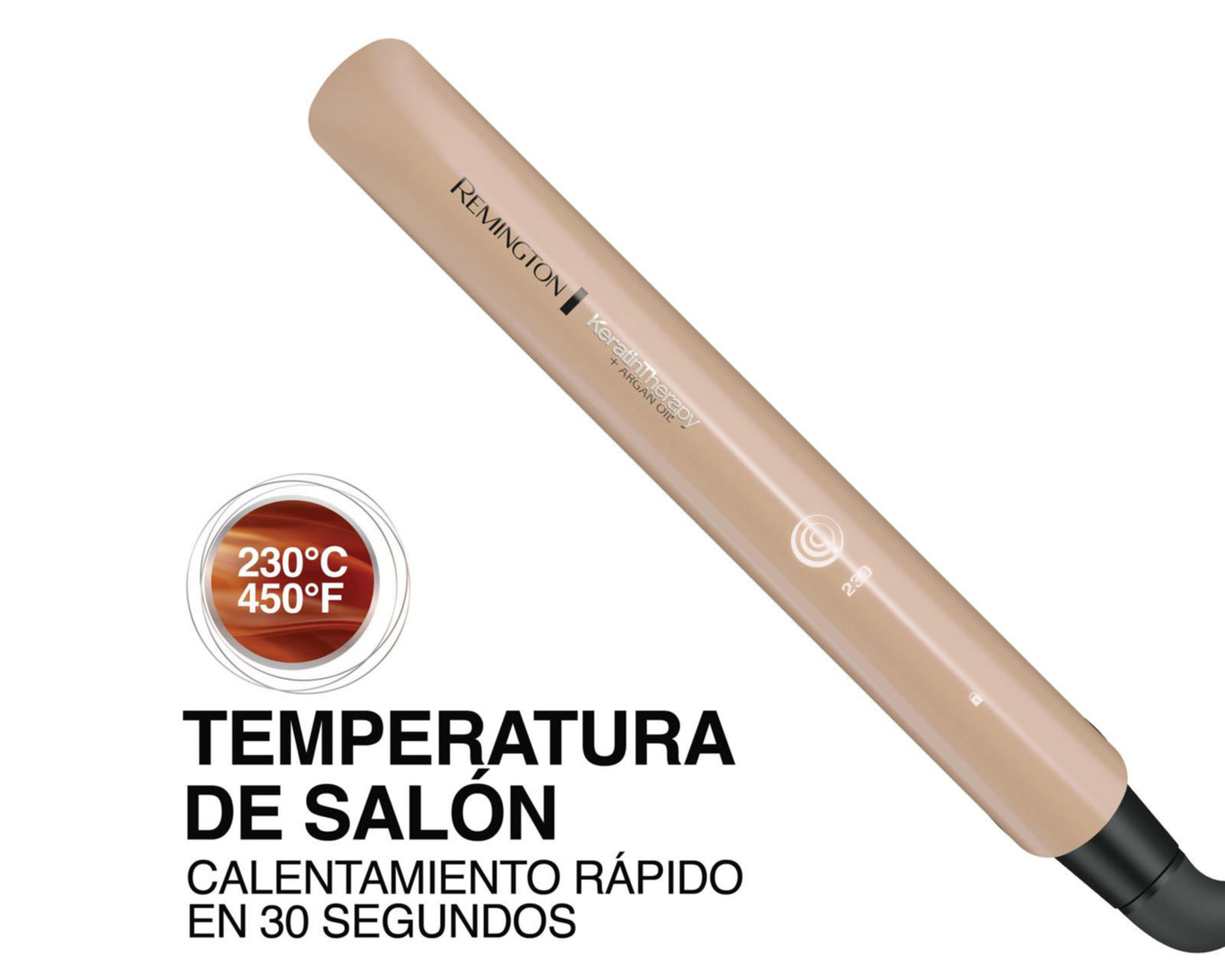 Plancha Alisadora Remington Keratina y Aceite de Argán