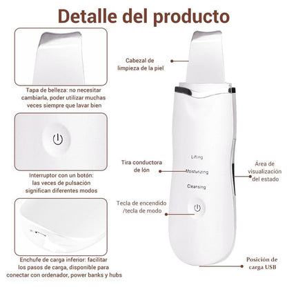 Peeling Limpiador de Poros con Vibración