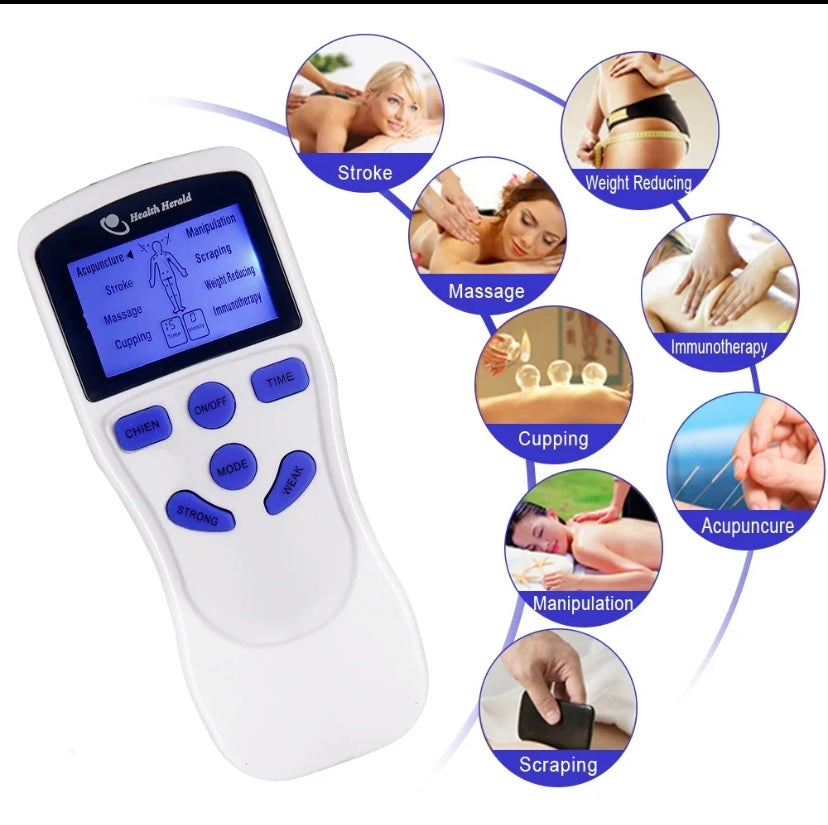 Terapia Gimnasia Pasiva Digital 4 Electrodos Masajeador