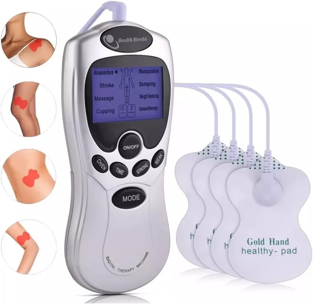 Terapia Gimnasia Pasiva Digital 4 Electrodos Masajeador