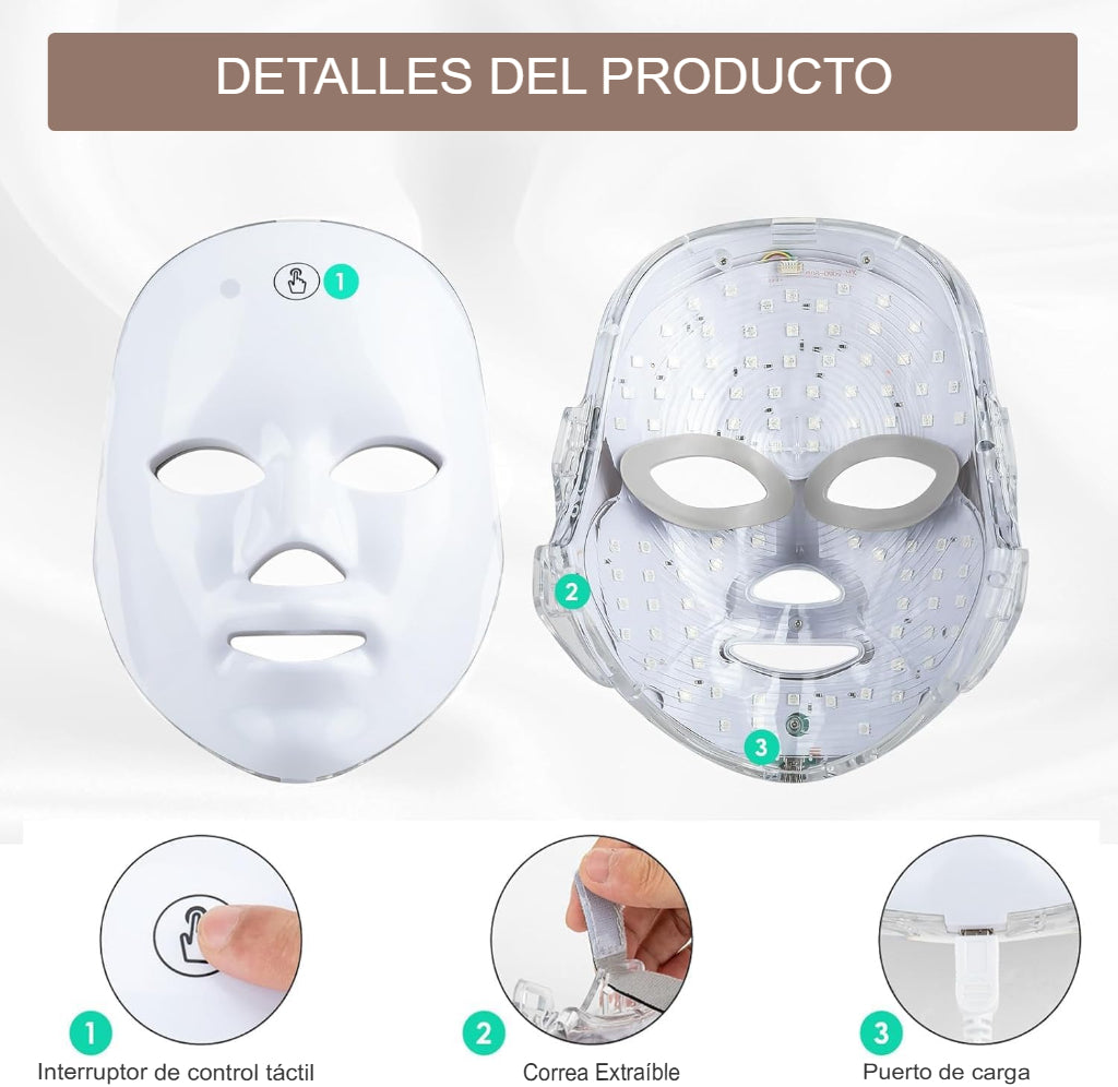 Máscara Facial LED