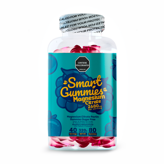 Citrato de Magnesio x 80 Gomas Smart Gum