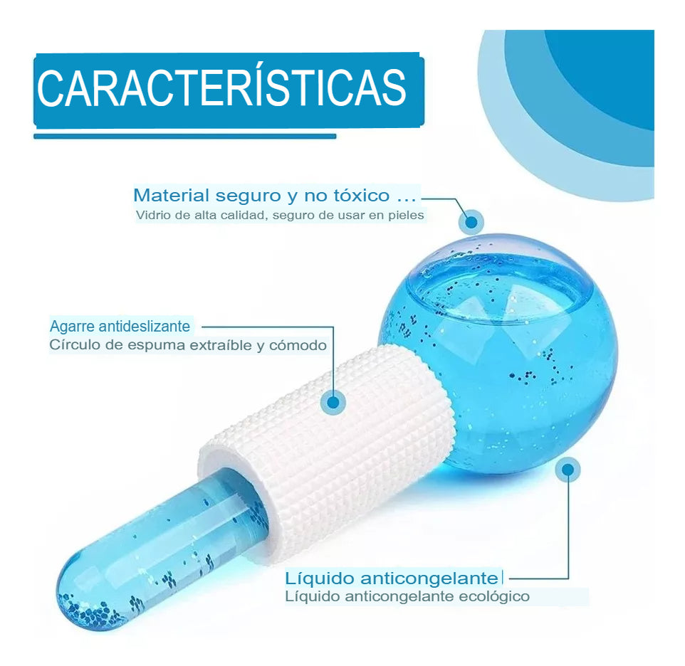 Masajeador Facial Bolas de Hielo