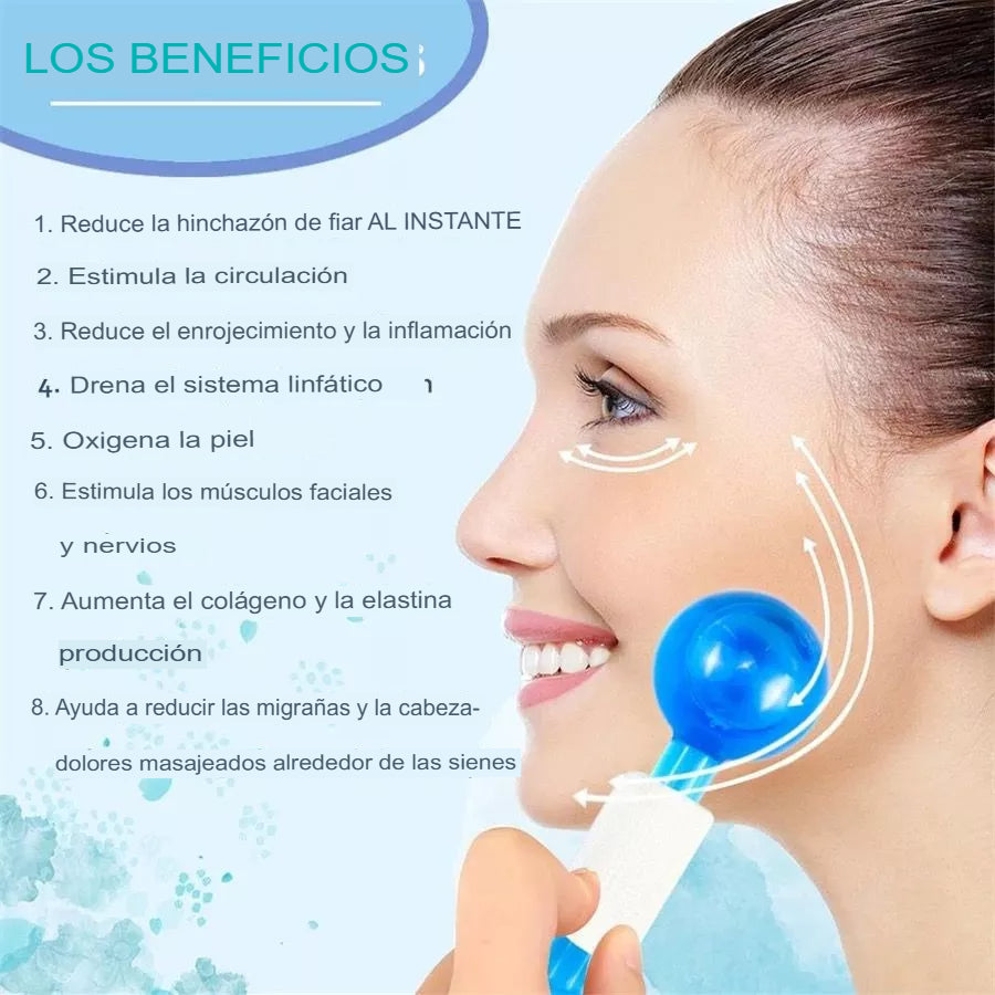 Masajeador Facial Bolas de Hielo