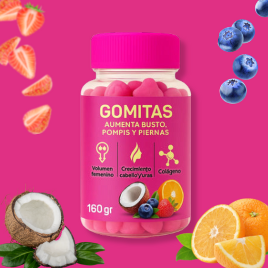 Gomitas Fucsia – Aumenta Busto + Pompis
