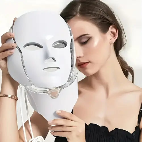 Máscara de Terapia LED Rostro y Cuello